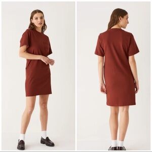 Frank & Oak The T-Shirt Dress Small - Brandy